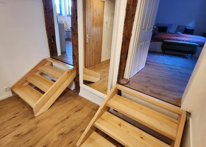 Fachwerkzeit Haus Mit Zwei Кведлинбург